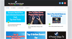 Desktop Screenshot of nosurveydownloads.com