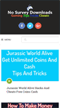 Mobile Screenshot of nosurveydownloads.com